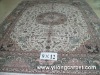 hand tied chinese silk rug 9x12