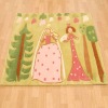 hand tufted acrylic children carpet girl rug