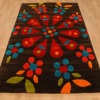 hand tufted acrylic flower rug