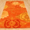 hand tufted acrylic flower rug