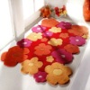 hand tufted acrylic flower rug carpet