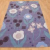 hand tufted acrylic flower rug carpet