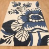 hand tufted acrylic flower rug carpet