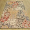 hand tufted acrylic flower rug modern flower carpet