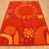 hand tufted acrylic flower rug modern flower carpet