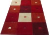 hand tufted acrylic rug, with loop pile