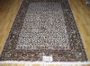 handknotted artifical silk rugs and carpets allover design