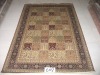 handknotted persian silk rug