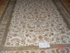 handknotted pure silk rug