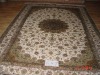 handknotted pure silk rug