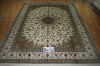 handknotted silk carpet