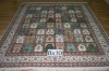 handknotted silk carpet