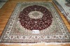 handkntted silk carpet