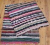 handmade Patchwork recycled textile Rug