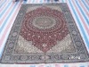 handmade Persian silk carpet