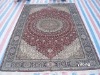handmade Persian silk carpet