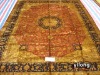 handmade antique washed rug