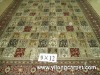 handmade cashmere silk rug