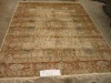 handmade knotted silk carpet