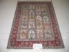 handmade perisan artificial silk floor carpet