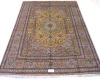 handmade persian design double knots silk carpet