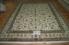 handmade persian design silk carpet