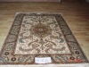 handmade persian design silk carpet