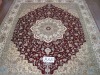 handmade persian design turkish knots carpet