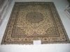 handmade persian design turkish knots silk carpet