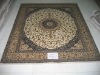 handmade persian design turkish knots silk carpet