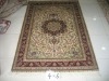 handmade persian silk carpet