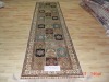 handmade pesian design silk rug