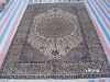 handmade pure silk carpet