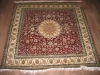 handmade silk rug