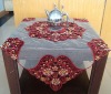 handmade velvet beaded table cover