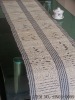 handwoven jacquard natural ramie fabric table runner