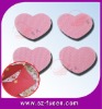 heart-shaped adhesive velcro