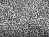 heat transfer printed lepoard chiffon fabric