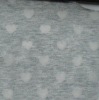 heather gray  burnout jersey fabric