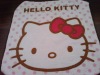 hello kitty 100% cotton velour pigment print face towel