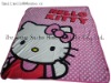 hello kitty Dinsey design printed coral fleece baby blanket