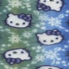 hello kitty print antipilling fleece fabric
