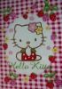 hello kitty printed baby blankets/home textile