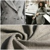 herringbone design wool polyester blend fabrics winter garments