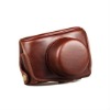 high quality PU leather camera pouch