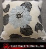 high quality chenille floral cushion
