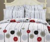 high quality cotton printed bed cover set