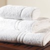 high quality cotton white bath towel for hotel