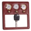 high quality genuine leather traval clock-19