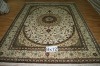 high quality handmade persian design silk carpet